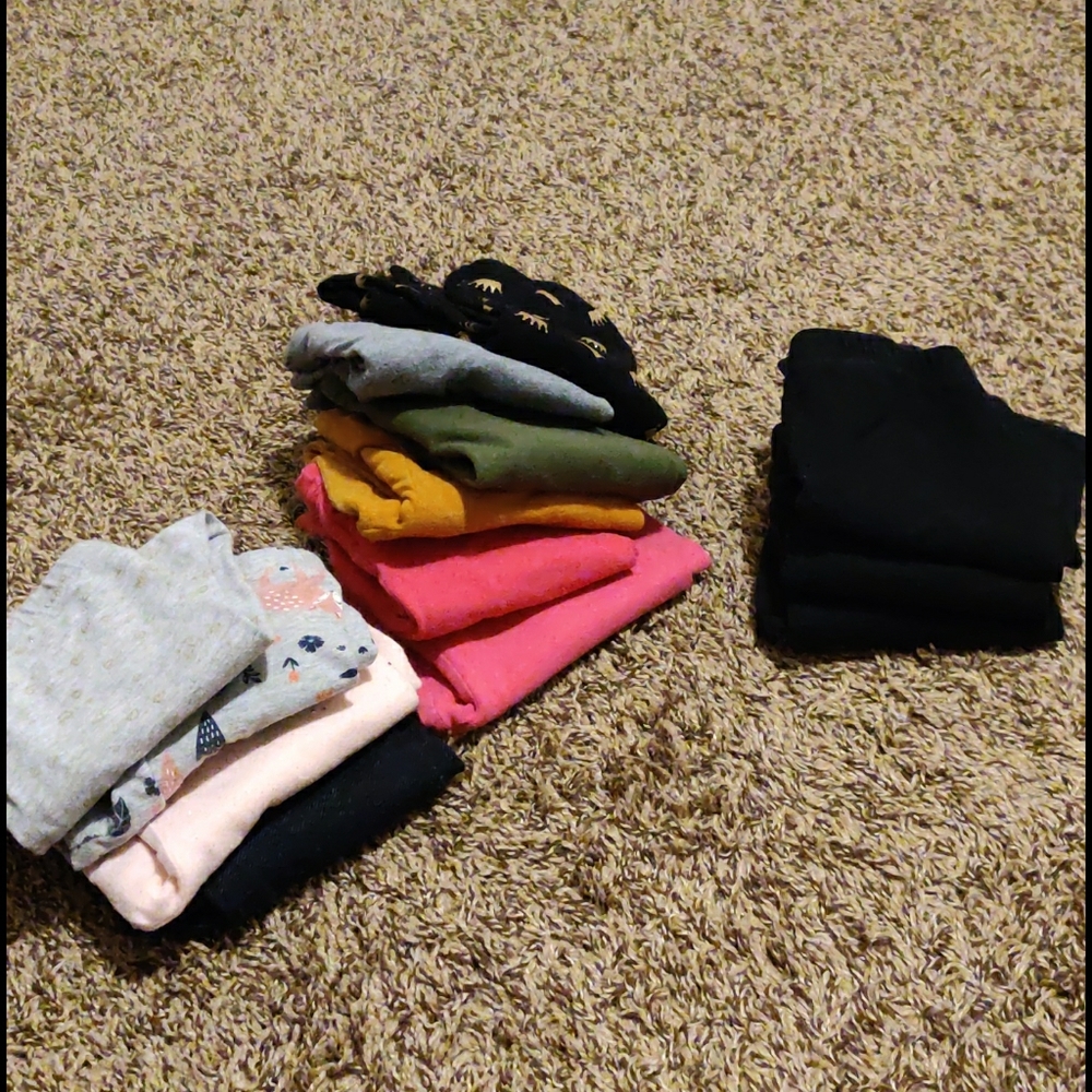 13 pairs of girls 4t leggings